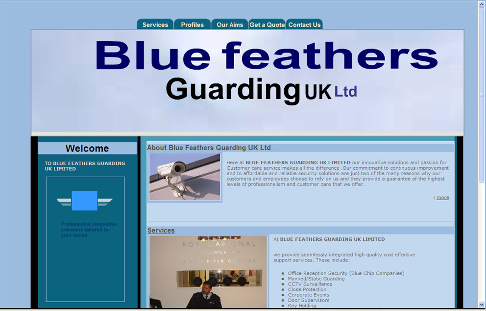 Blue Feathers Guarding